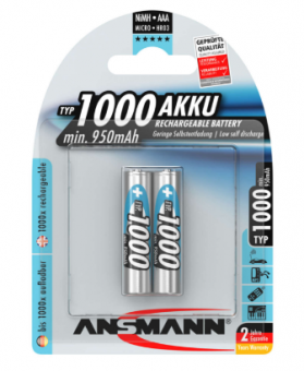 Аккумулятор ANSMANN 5030892-RU maxE 1000мАч AAA BL2