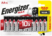 Батарейка Energizer MAX LR6 AA BL16 Alkaline 1.5V, 16 шт. в упаковке
