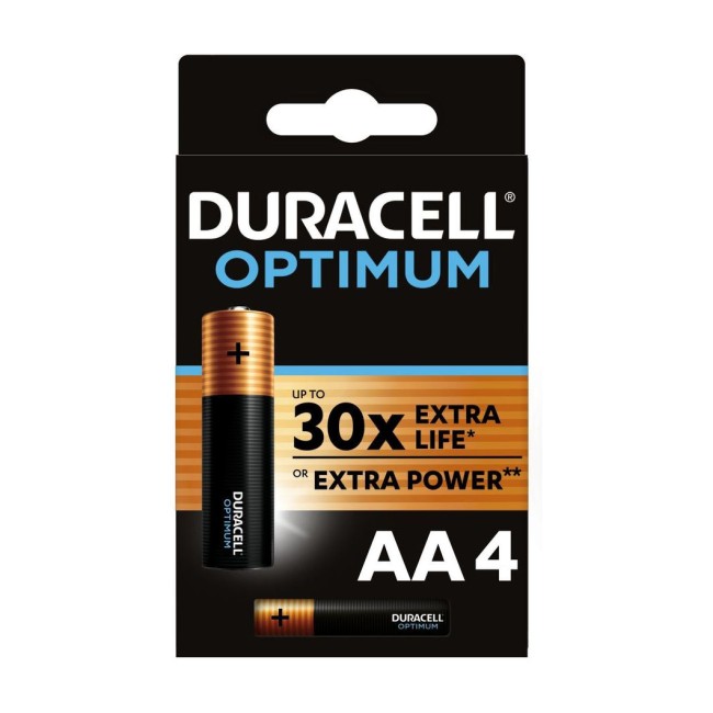Батарейка DURACELL OPTIMUM LR6 BL4