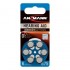 Батарейка ANSMANN Zinc-Air 5013253 675 UK BL6 (для слуховых аппаратов)