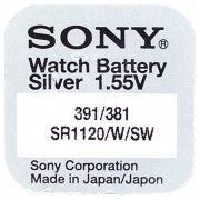 Батарейка SONY SR1120/W/SW   391/381 (0%Hg)