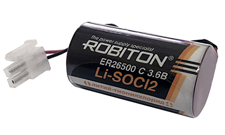 Батарейка ROBITON ER26500-55572P C с коннектором PK1