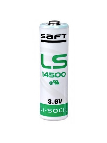 Батарейка Saft LS 14500 (без выводов) LSC2600/3.6V AA Франция 2022 г.