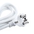 Cетевой удлинитель AMPER. 2.0м. 5 розеток. 10А. 2500 Вт. 3usb. белый.