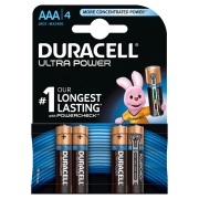 Батарейка DURACELL ULTRA POWER LR03 BL4, упаковка 4 шт.