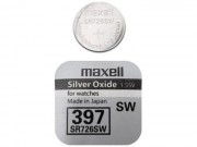 Батарейка MAXELL SR726SW  397 (0%Hg), в упак 10 шт