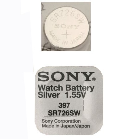 Батарейка SONY SR726SW      397 (0%Hg)
