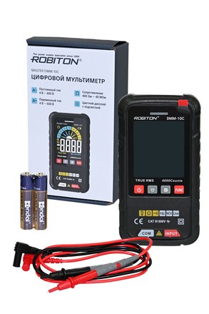 Цифровой мультиметр ROBITON MASTER DMM‑10C Цифровой мультиметр ROBITON MASTER DMM‑10C