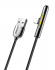 Кабель HOCO U65 USB (m)-Lightning (m) 1.2м 2.4A ткань угловой черный