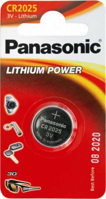Panasonic Lithium Power CR-2025EL/1B CR2025 BL1