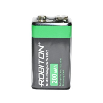Аккумулятор крона ROBITON 200MH9 SR1 200mah HR22/6F22 Ni-Mh Аккумулятор крона ROBITON 200MH9 SR1 200mah HR22/6F22 Ni-Mh