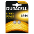 Батарейки DURACELL DURALOCK LR44 G13 A76 BL2, 2 шт в упаковке.