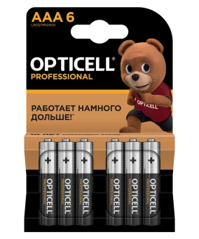 Батарейка OPTICELL PROFESSIONAL LR03 BL6