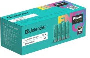Батарейка DEFENDER LR6-40 box AA бокс 40 шт. PowerPulse Батарейка DEFENDER LR6-40 box AA бокс 40 шт. PowerPulse