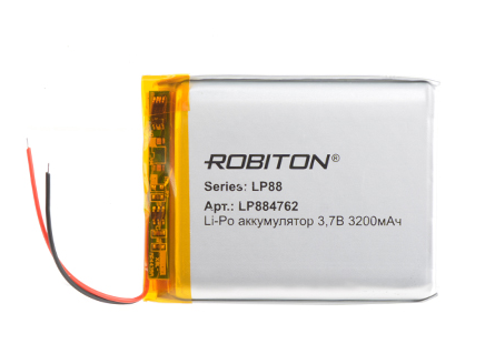 Аккумулятор ROBITON LP884762 3.7В 3200мАч PK1