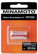 Батарейка Minamoto CR123A - 3,0В литиевая