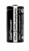 Аккумулятор Li-Fe GoPower 16340 PK1 3.2V 400mAh