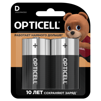 Батарейка OPTICELL BASIC LR20 BL2 D 373