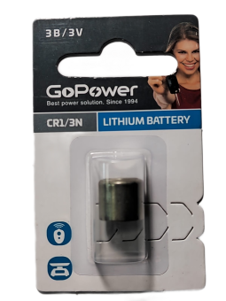Батарейка GOPOWER CR1/3N 6131 BL1 Батарейка GOPOWER CR1/3N 6131 BL1