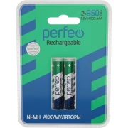 Аккумулятор PERFEO R03 AAA NI-MH 950mAh BL2 