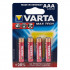 Батарейка VARTA LONGLIFE Max Power LR03 4703 BL4, упаковка 4 шт.