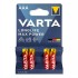 Батарейка VARTA LONGLIFE MAX POWER AAA LR03 4703 BL4