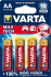 Батарейка VARTA LONGLIFE Max Power LR6 4706 BL4, упаковка 4 шт.