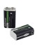 Аккумулятор бытовой GoPower Крона 6F22 BOX2 Li-ion 9V 500mAh Type-C