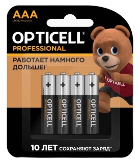 Батарейка OPTICELL PROFESSIONAL LR03 BL4