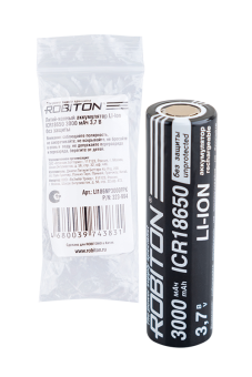 Аккумулятор Li-Ion ROBITON LI186NP3000FPK без защиты PK1
