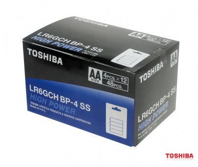 Батарейка TOSHIBA HIGH POWER LR6GCP SP-2RU LR6 SR2. в упак 40 шт