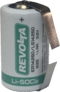 Батарейка REVOLTA ER14250 / LS14250 / 1/2AA FT с лепестковыми выводами