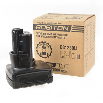 Аккумулятор для Bosch  Li3000-12В от ROBITON BS1230LI для электроинструментов