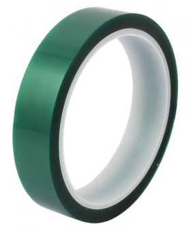 Термоскотч (термостойкая ПЭТ клейкая лента зеленая) 12мм х 33м Термоскотч (термостойкая ПЭТ клейкая лента зеленая) 12мм х 33м