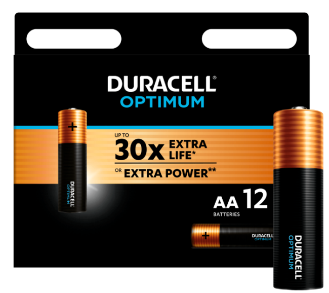 Батарейка DURACELL OPTIMUM LR6 BL12