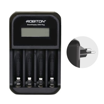 Зарядное устройство ROBITON SmartDisplay 2000 Plug