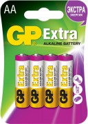 Батарейка GP Extra GP15AX-2CR4 LR6 BL4