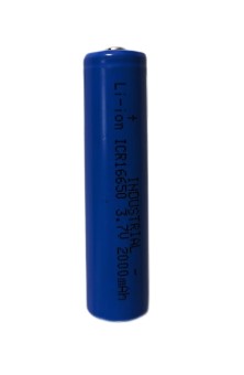 Аккумулятор INDUSTRIAL ICR16650C (Li-ion 3.7V 2000mAh)  high top