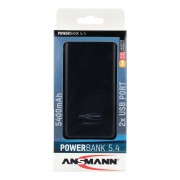 Внешний аккумулятор ANSMANN 1700-0066 Powerbank 5400mAh в комплекте с шнуром USB-microUSB BL1