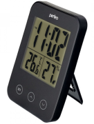 Perfeo Часы-метеостанция "Touch", чёрный, (PF-S681) время, температура, влажность