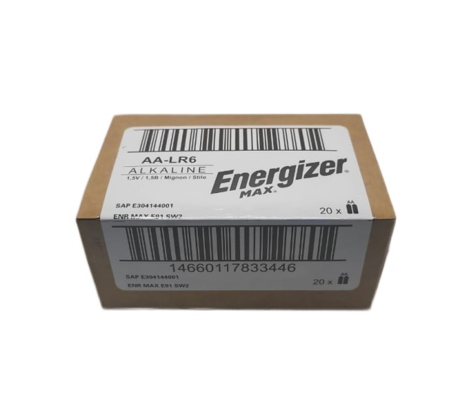 Батарейка Energizer MAX AA LR6 SR2 BOX 40 (EU)
