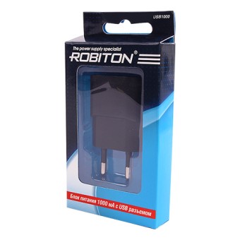 Блок питания ROBITON USB1000 1000mA с USB входом BL1