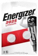 Батарейка Energizer CR2025 BL2, упаковка 2 шт.