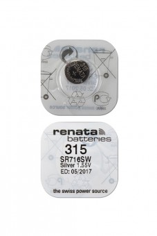 Батарейка Renata R 315 (SR 716 SW)