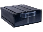 Контейнер пластиковый К2 прозрачный черный корпус