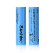 Аккумулятор LiFePO4  Soshine  IFR18650 - 3.2 V - 1800 mAh  без защиты 