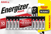 Батарейка Energizer MAX LR03 AAA BL10 Alkaline 1.5V, 10 шт. в упаковке 