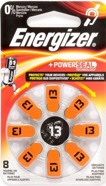 Батарейка Energizer Zinc Air 13 BL8