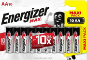 Батарейка Energizer MAX LR6 AA BL10 Alkaline 1.5V, 10 шт. в упаковке 