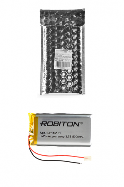 Аккумулятор ROBITON LP115181 3.7В 5000мАч PK1